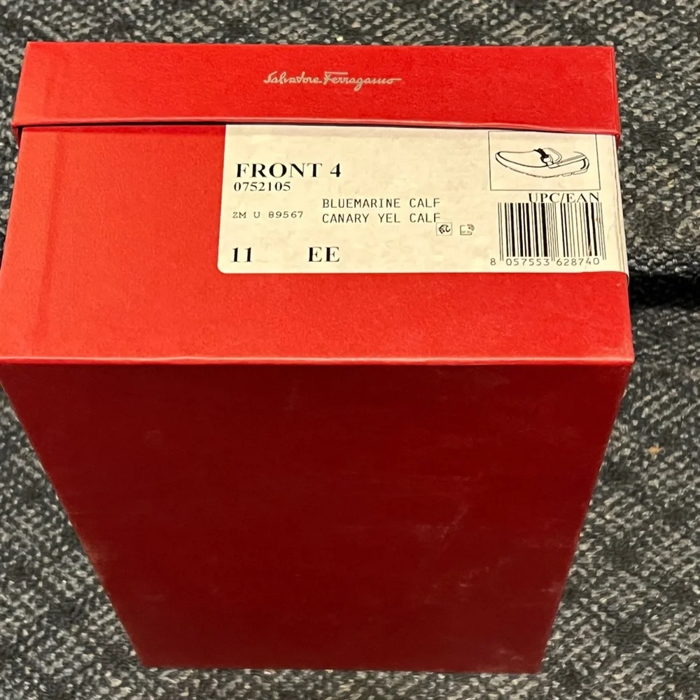 Salvatore Ferragamo Front 4 Brand New, never worn. Size 11 EE. Men’s - Picture 2 of 7